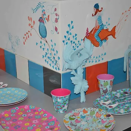 D'hotes & Le Chez Qui J'habite Oda ve Kahvaltı Saint-Aubin-sur-Mer (Seine-Maritime)